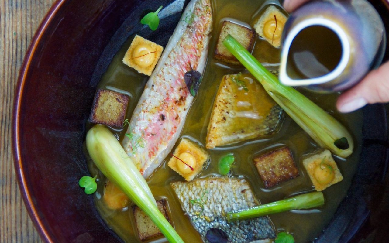 table d'hôte de la villa Arbousière à Porto Vecchio